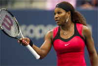 Gulf Weekly Serena makes a racket