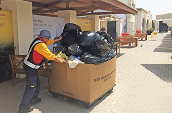 Gulf Weekly Packages of aid collected