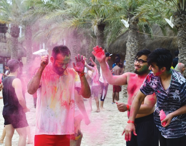 Gulf Weekly Splashes of colour at waterpark