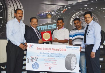 Gulf Weekly Recognition for exceptional tyre sales in the kingdom