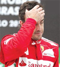 ALONSO’S AGONY!