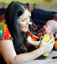 Gulf Weekly Left holding the baby