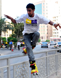 Gulf Weekly Skating his way to glory