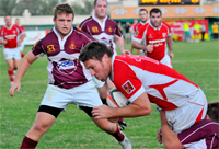 Gulf Weekly Narrow defeat for the men in red