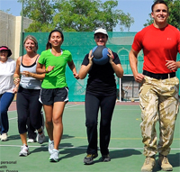 Gulf Weekly Sweating it out at boot camp