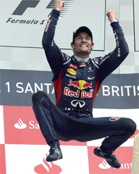Gulf Weekly Webber clinches victory for Red Bull at Silverstone