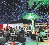 Gulf Weekly Dining under a starlit sky
