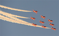 Gulf Weekly Red Arrows flying high