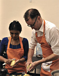 Delicious treats on the table