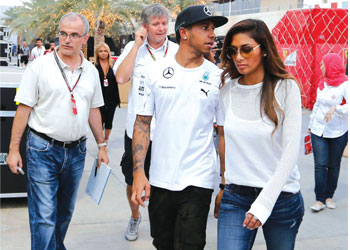 Gulf Weekly Hamilton sets the pace on and off the track