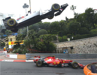 Bianchi takes first points for Marussia in F1 racing