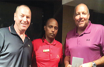 Absent Salem gifts cup to Musbah