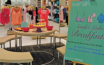 An intimate breakfast