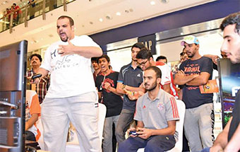 Gulf Weekly Game boys score on screen
