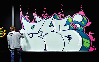 Gulf Weekly Engaging youth with graffiti art