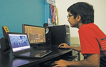Gulf Weekly Website designer starts early