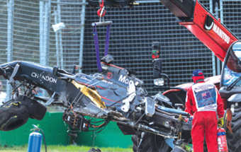 Gulf Weekly Alonso ‘lucky’ to be alive after crash