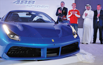 Gulf Weekly Fearsome Ferrari unveiled in style
