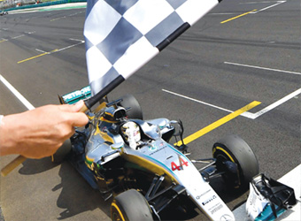 Gulf Weekly Hamilton’s back on top!