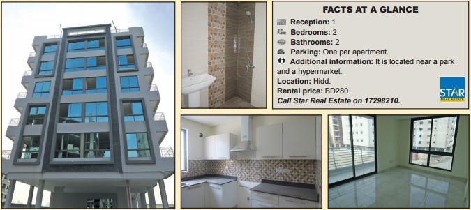 Gulf Weekly Apartment with a seaview