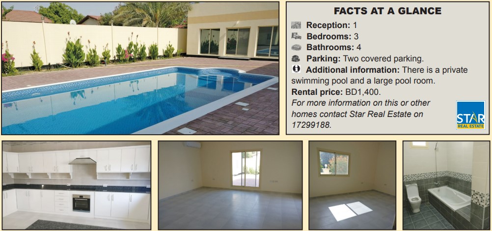 Gulf Weekly Spacious home with a pool