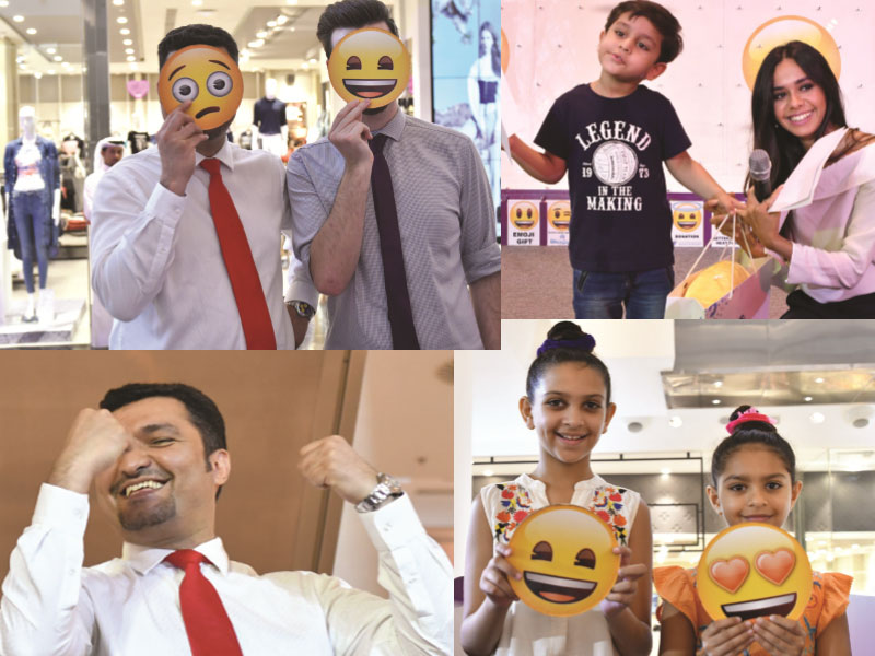 Emoji excitement grips the mall