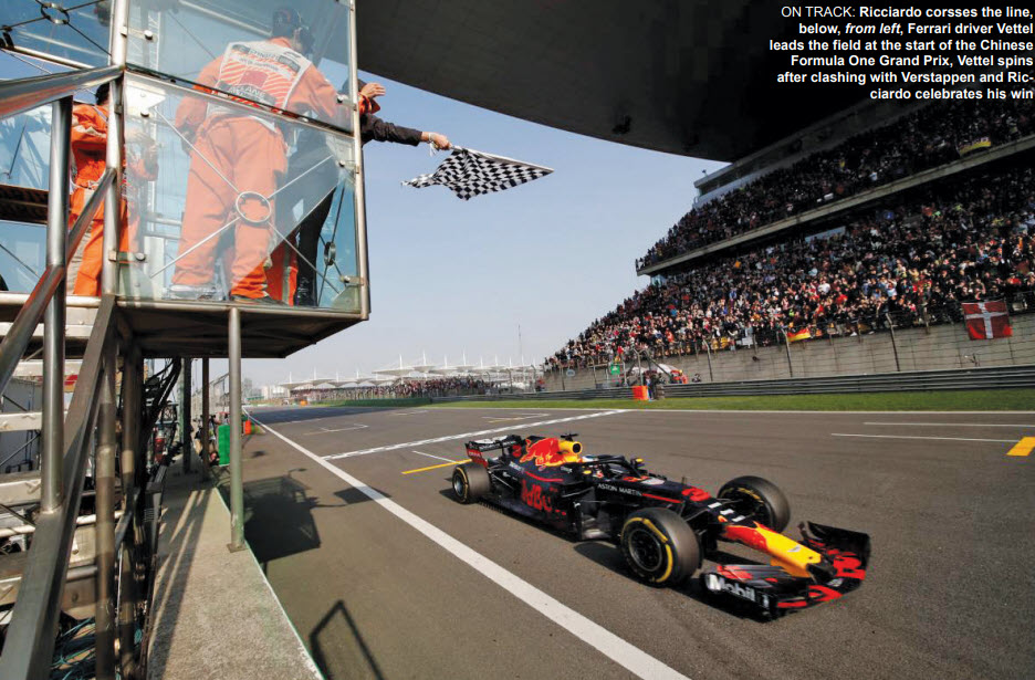 Gulf Weekly Ricciardo’s gamble pays off