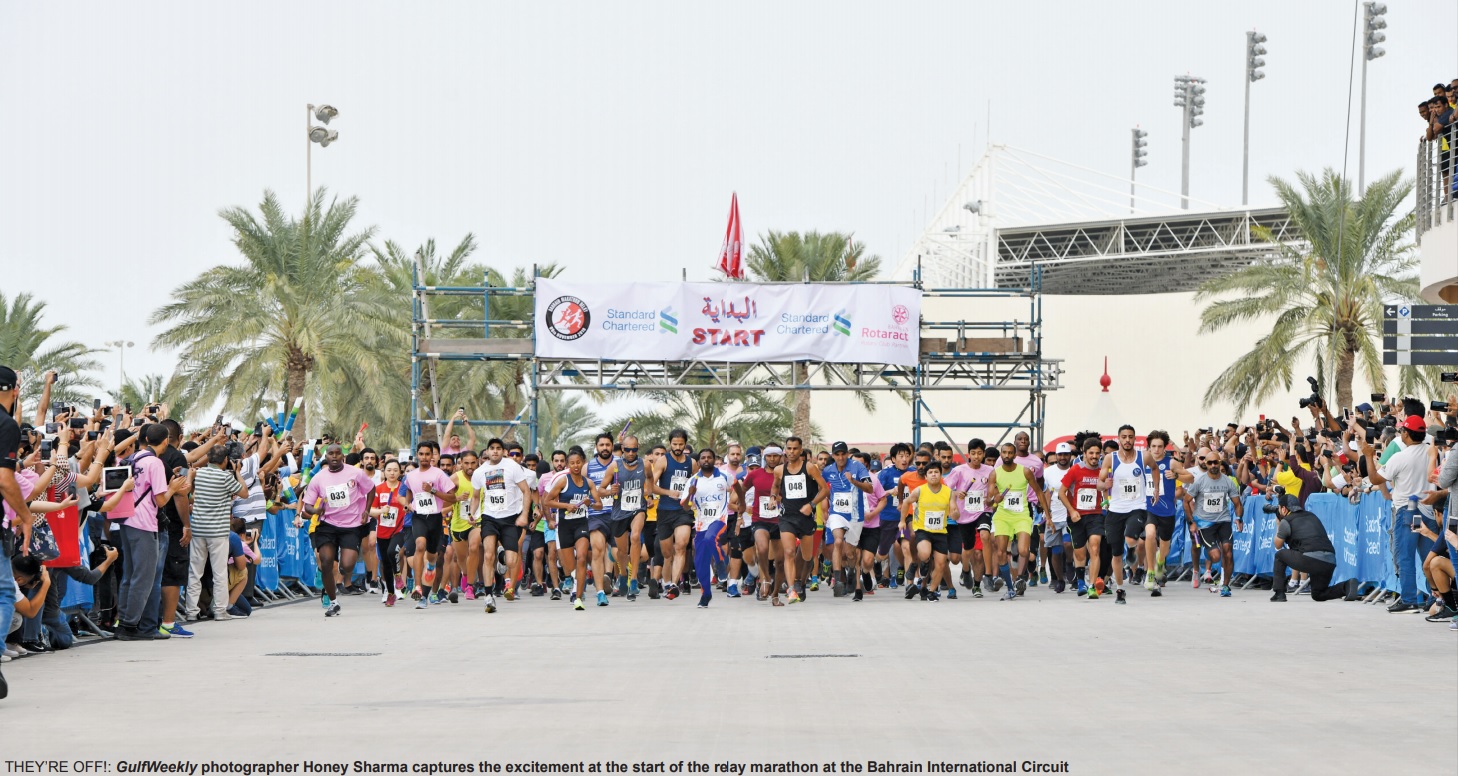 Gulf Weekly We’re all on the run and having fun