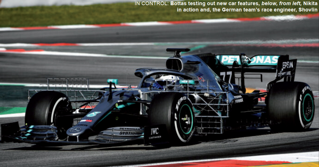 Gulf Weekly Bottas showing the way