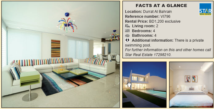 Gulf Weekly Furnished home by the sea