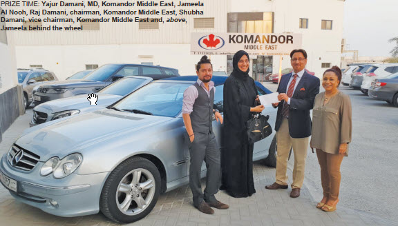 Gulf Weekly Rewarded with a Mercedes