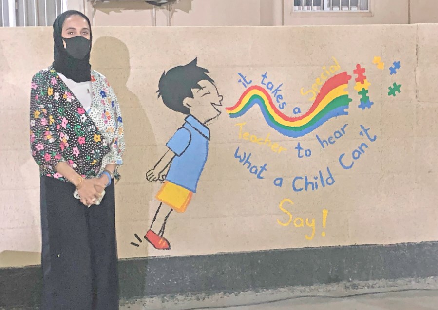 Gulf Weekly Painting with heart