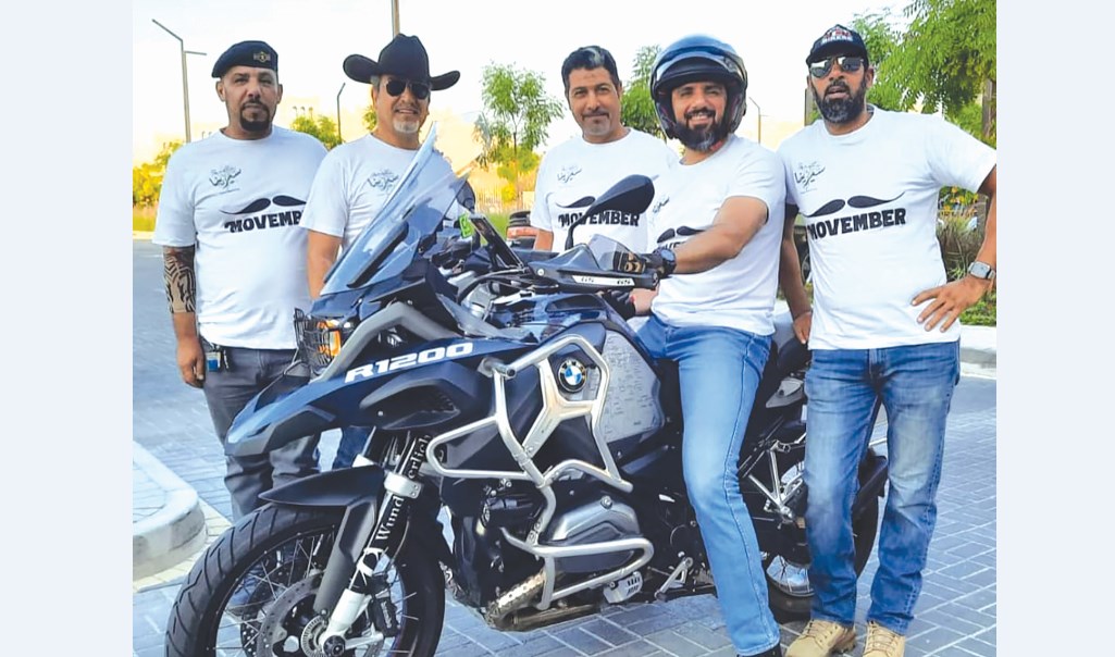 Gulf Weekly Movember motorcade