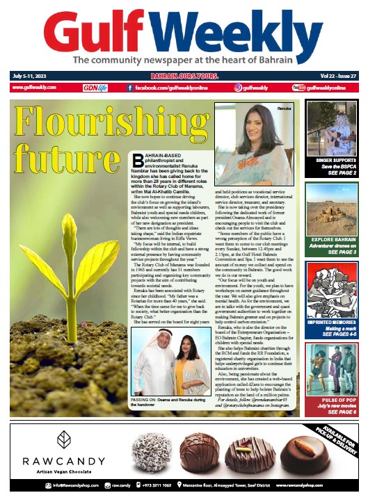 Flourishing future : Gulf Weekly Online - Vimarsana News