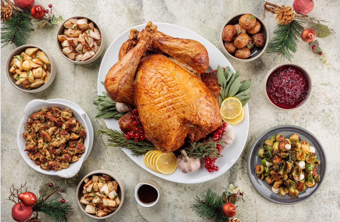 Gulf Weekly Splendid Thanksgiving platter at Sheraton